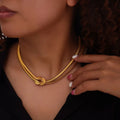 Titanium Steel Knot Pendant Necklace