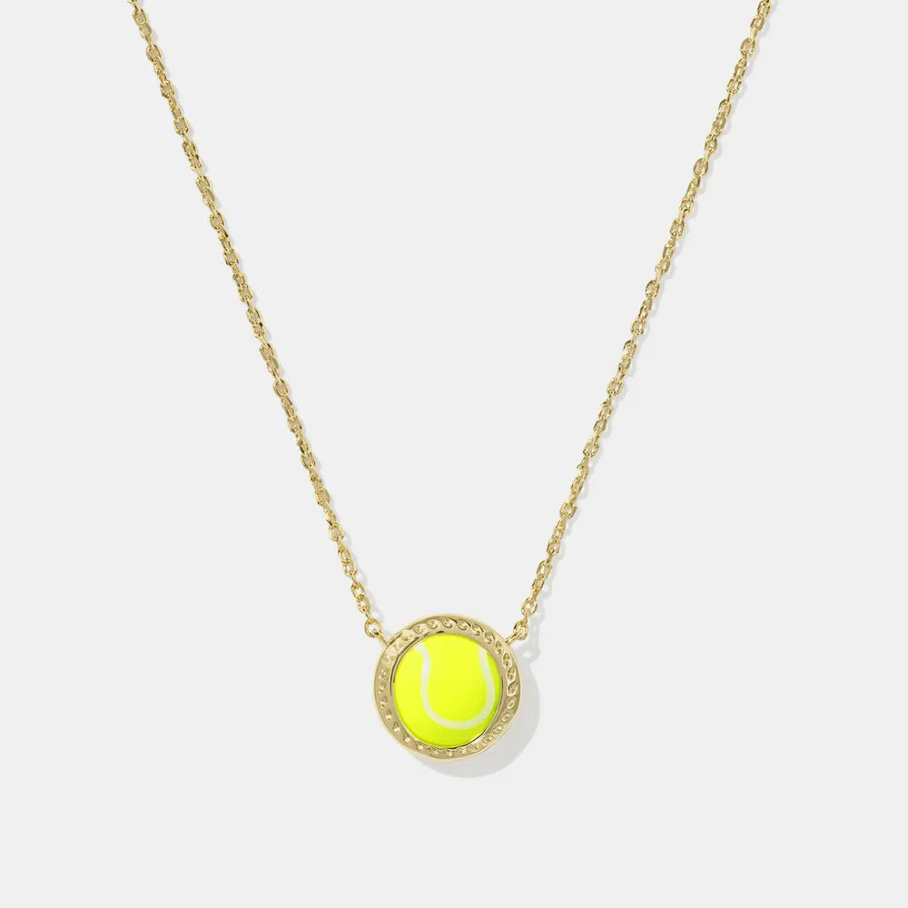 Sporty Resin Pendant Necklace for Women
