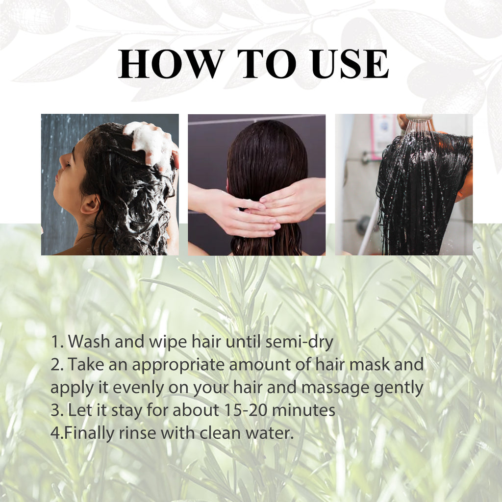 Rosemary Hair Mask – Nourishes, Softens & Repairs Dry Hair