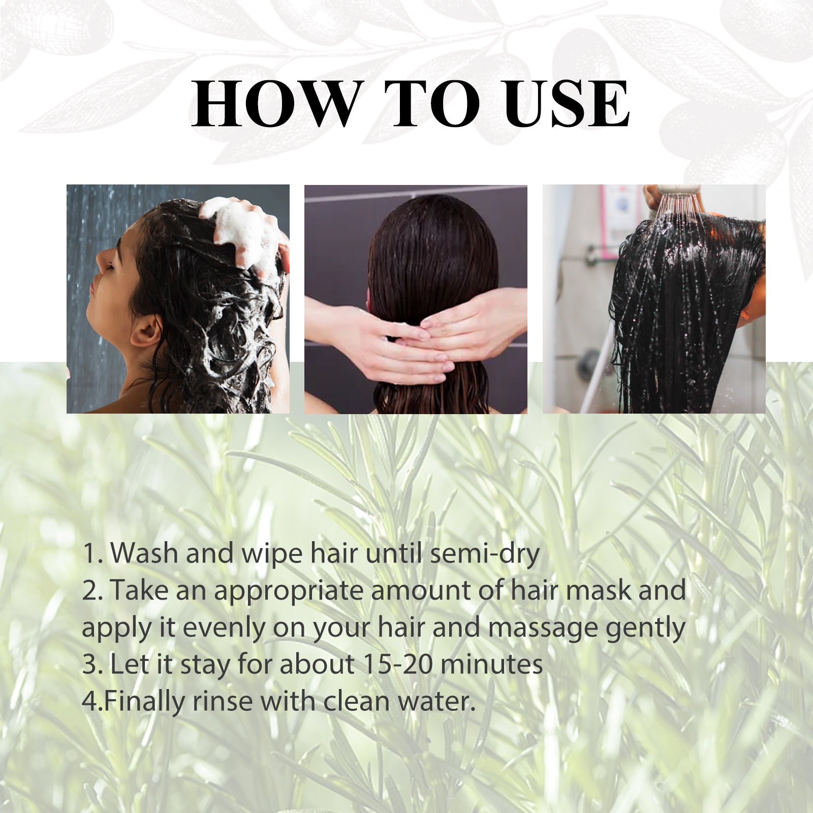 Rosemary Hair Mask – Nourishes, Softens & Repairs Dry Hair