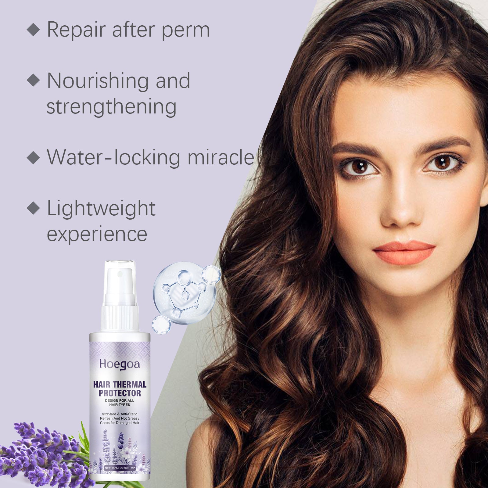 Hair Care Spray – Protein Smoothing & Nourishing Essential Oil