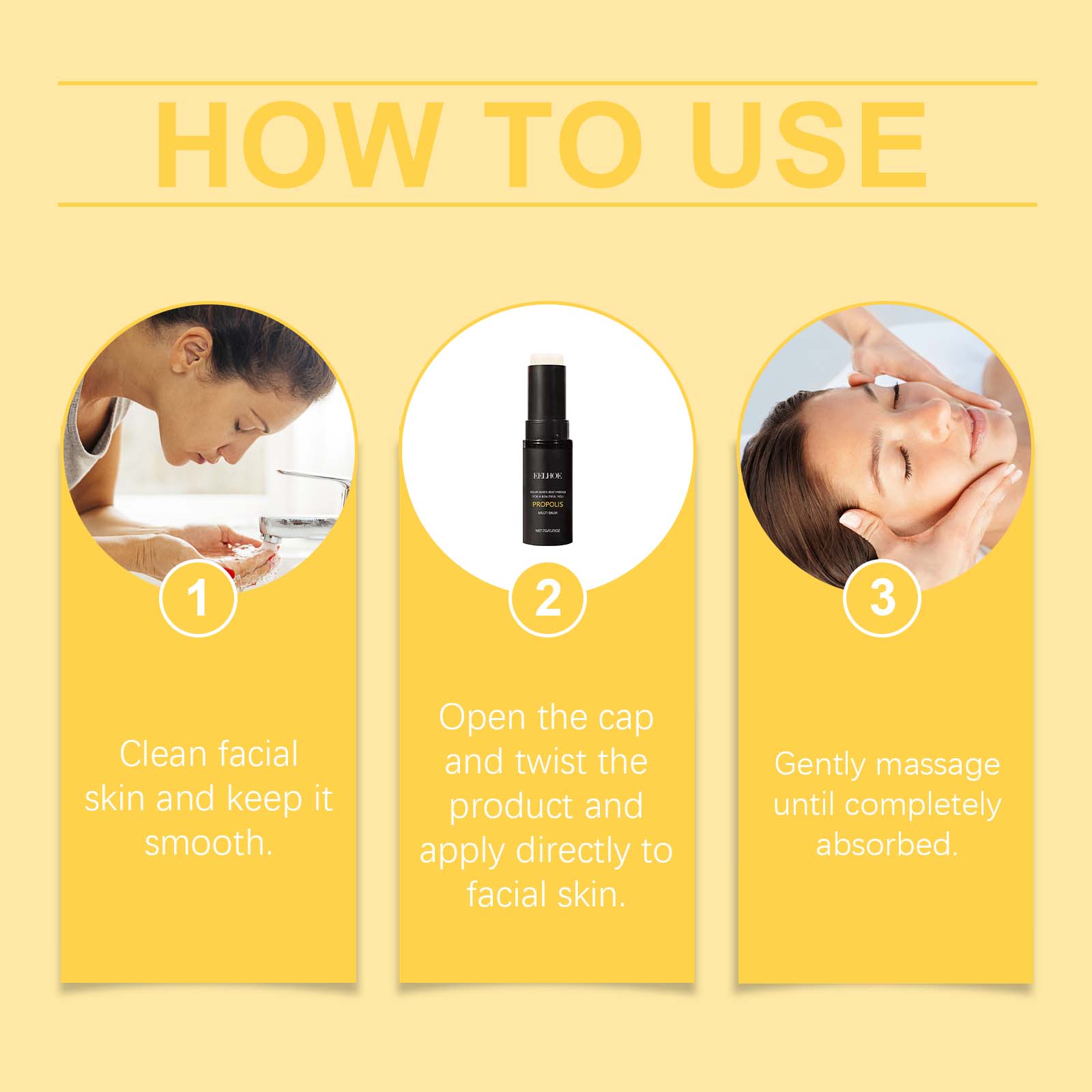 Propolis Firming Moisturizer Stick – Gentle Care for Dry Skin
