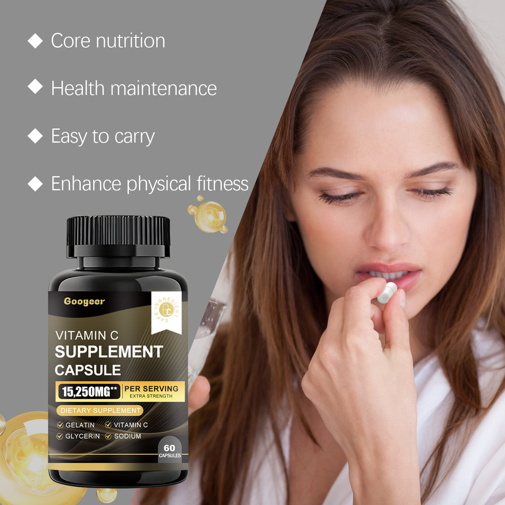 Vitamin C Supplement Capsule – Daily Immunity & Skin Boost