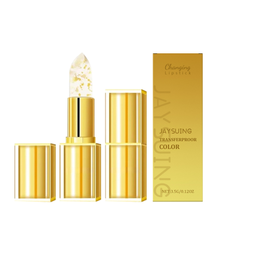 Jaysuing Gold Foil Color-Changing Lip Balm — Moisturizing & Nourishing