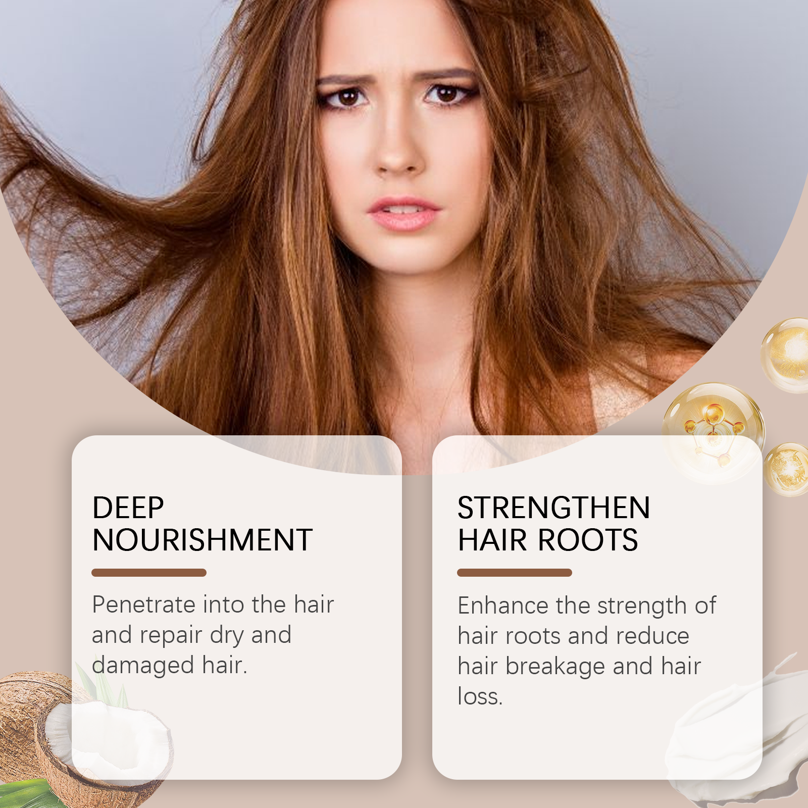 Wiyun Coconut Oil Smoothing Hair Mask