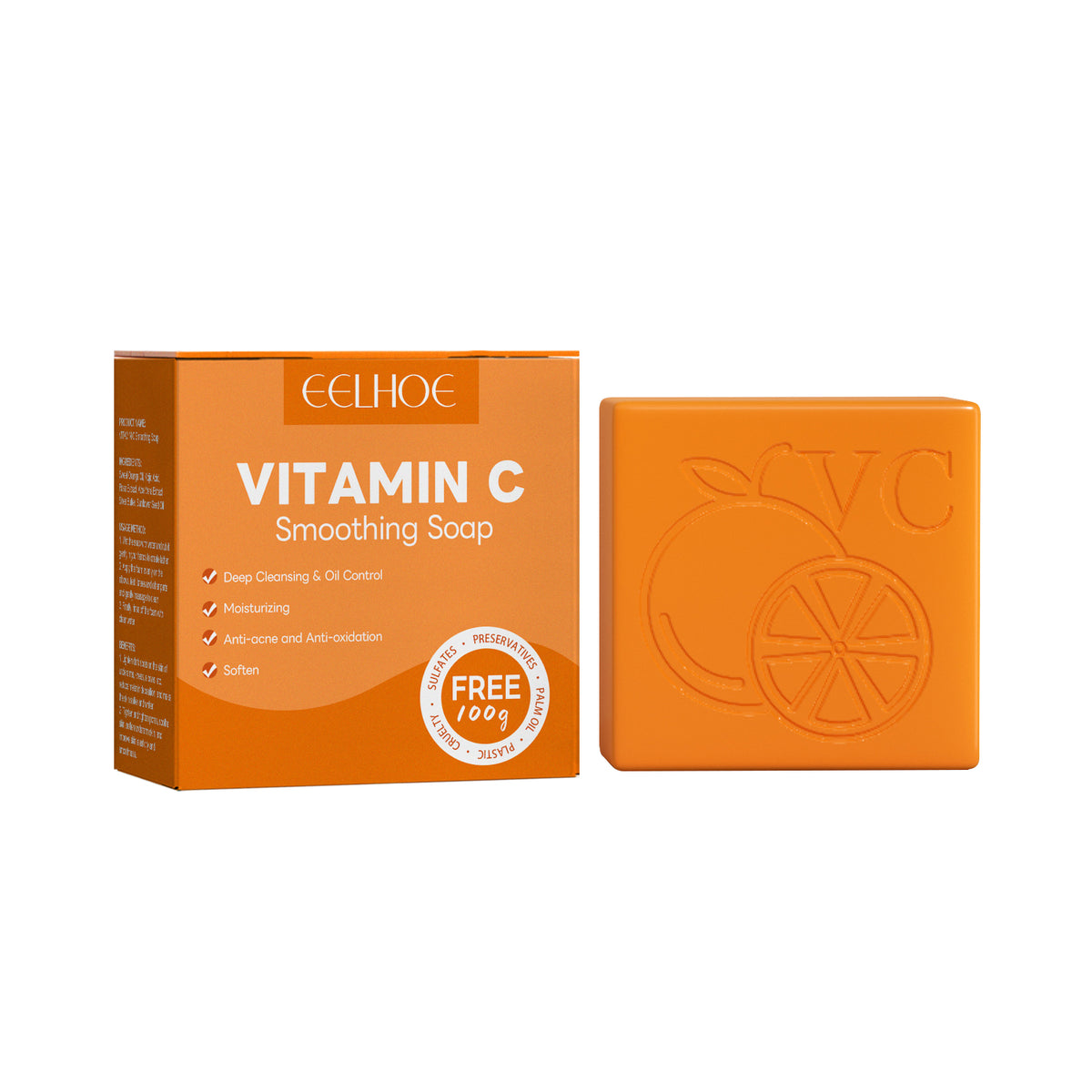 Vitamin C Whitening Soap – Brighten & Deep Cleanse Skin