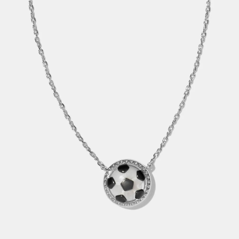 Sporty Resin Pendant Necklace for Women