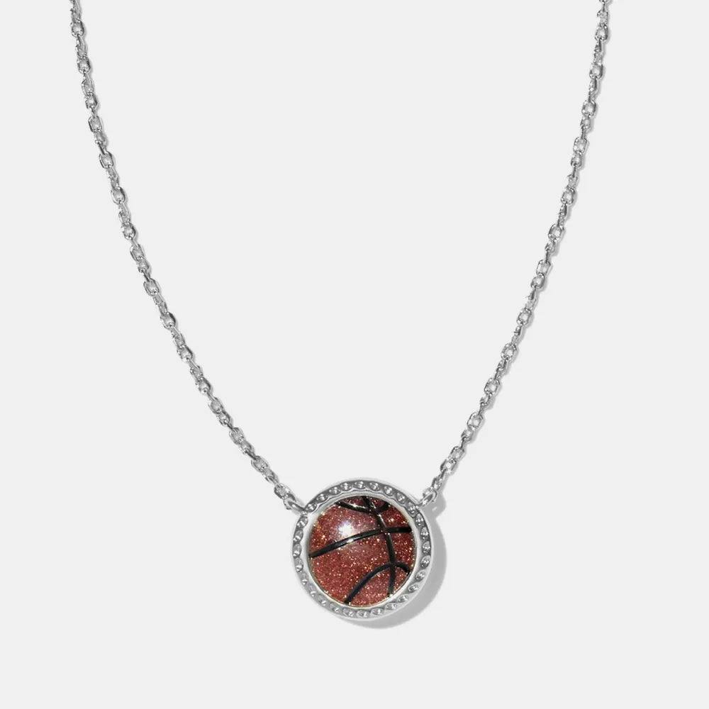Sporty Resin Pendant Necklace for Women