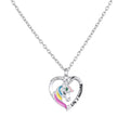 New Unicorn Necklace Jewelry Rainbow Horse Oil Drop Pendant Necklace