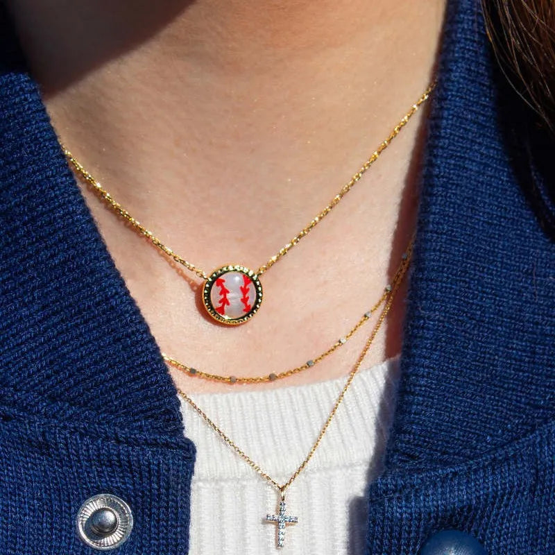 Sporty Resin Pendant Necklace for Women