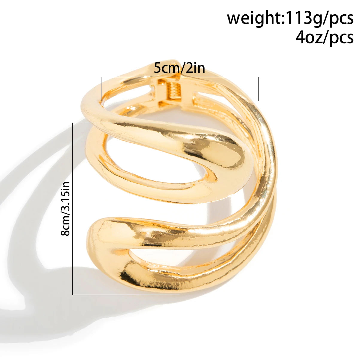 Steampunk Chunky Metal Cuff Bangle Bracelet