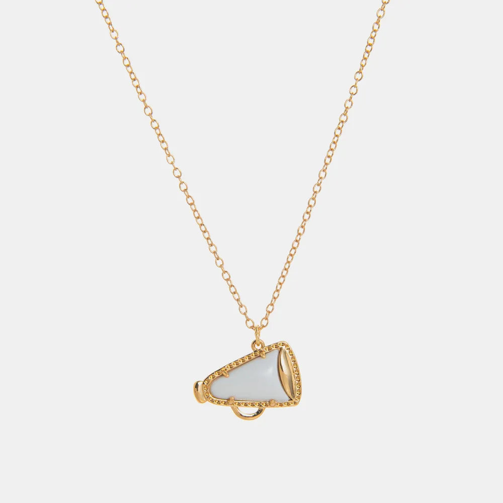 Sporty Resin Pendant Necklace for Women
