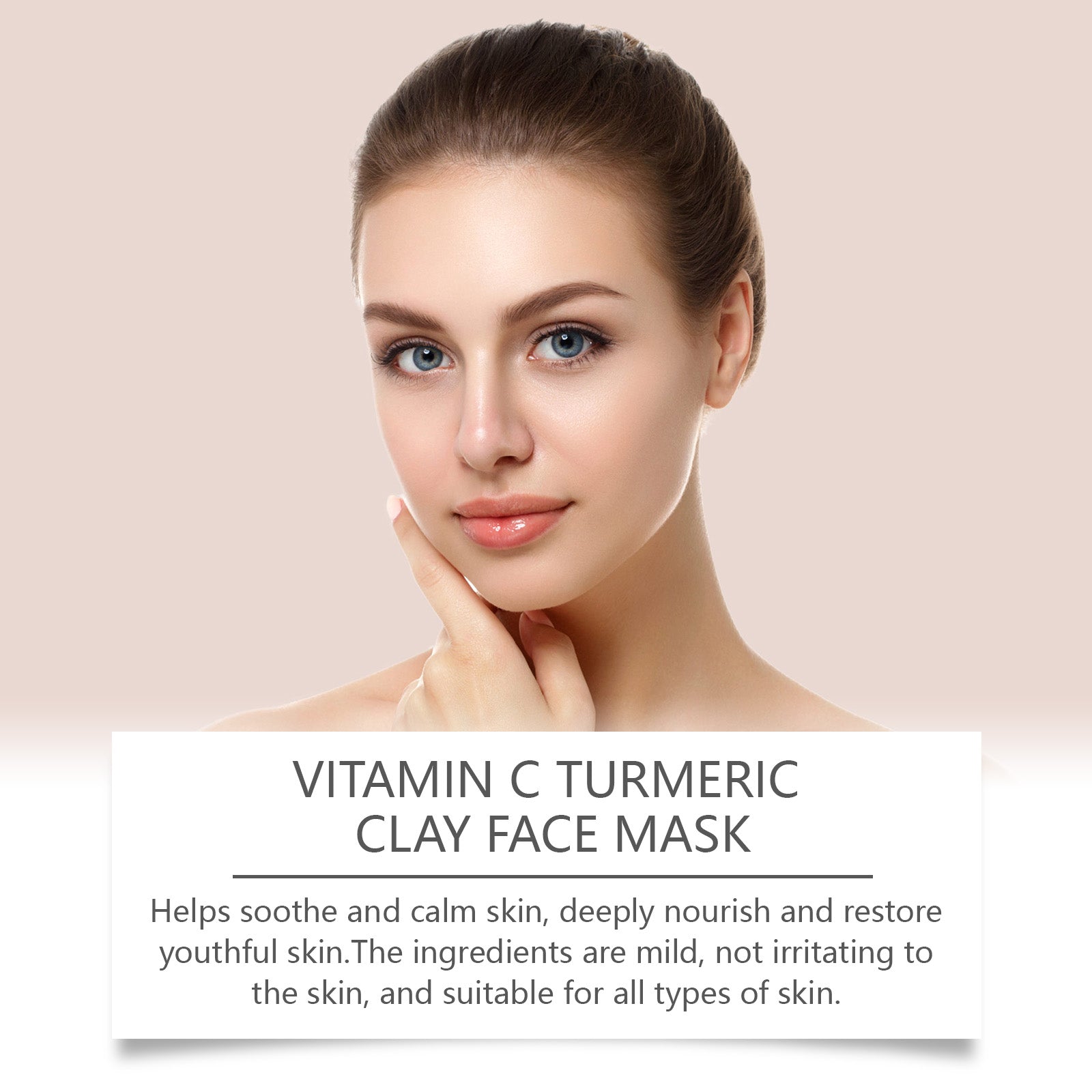 Vitamin C Turmeric Mud Mask – Brightening & Nourishing Facial