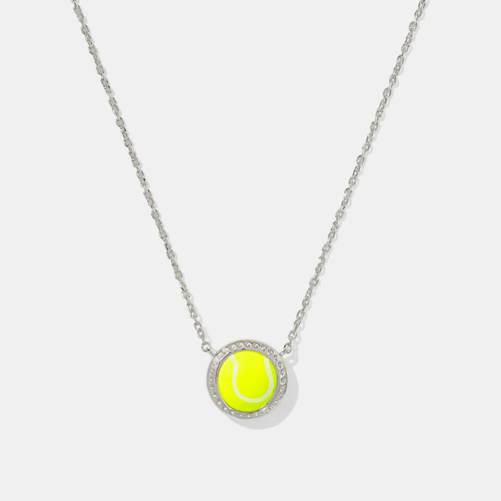Sporty Resin Pendant Necklace for Women