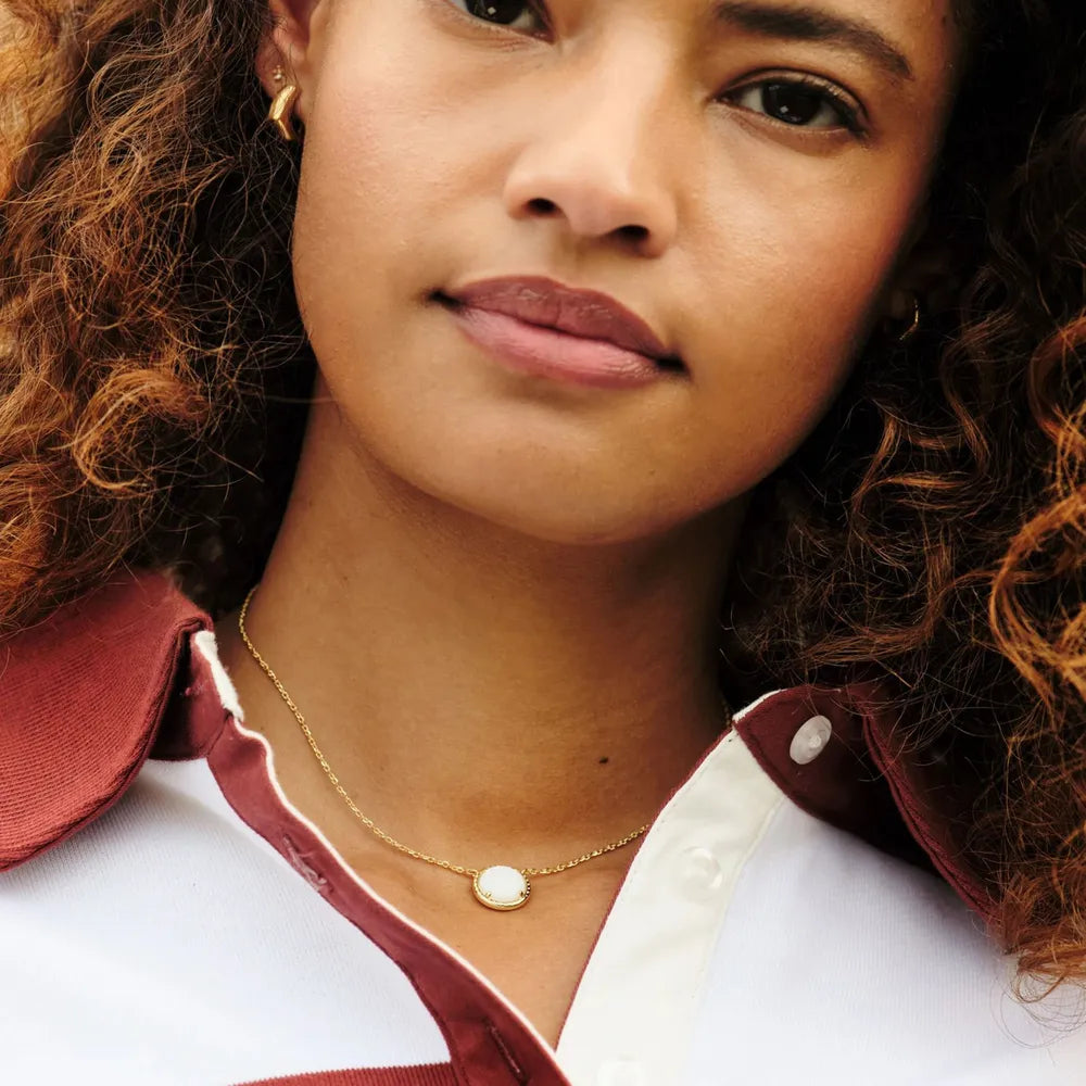 Sporty Resin Pendant Necklace for Women