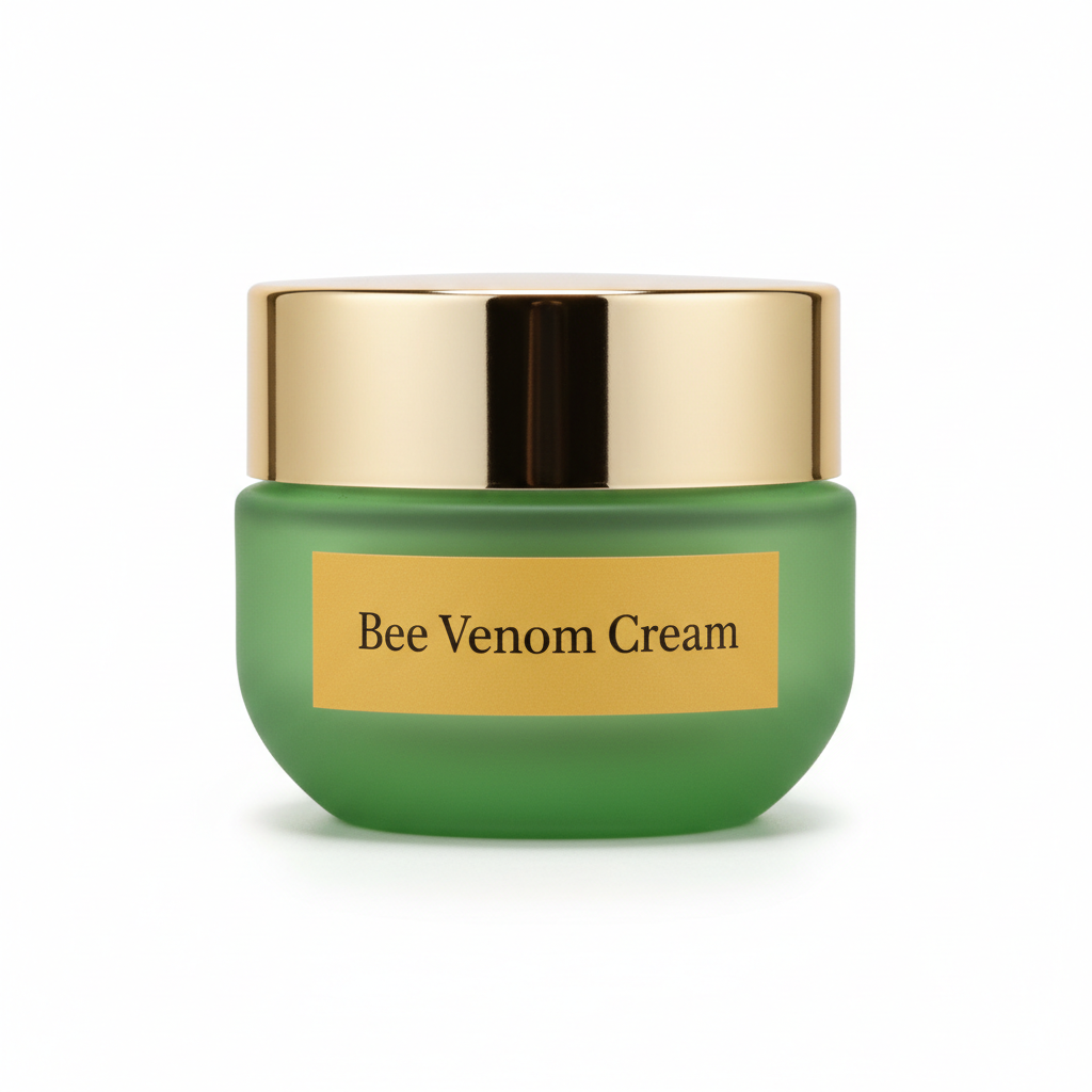 Bee Venom Cream - clean product photo on white background